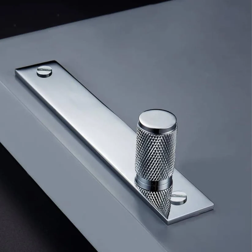 LUX Solid Brass Knurled Knobs - Image 3