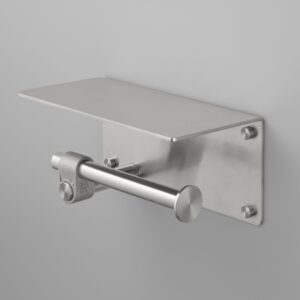 TOILET ROLL HOLDER / WITH SHELF
