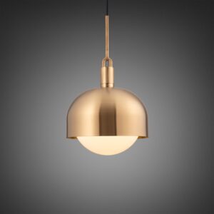 FORKED PENDANT / SHADE / GLOBE / OPAL / LARGE