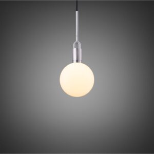 FORKED PENDANT / GLOBE / OPAL / MEDIUM