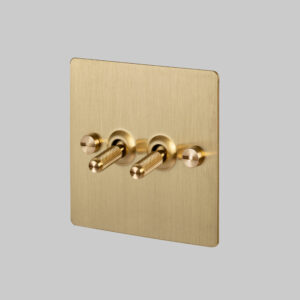 2G TOGGLE SWITCH / BRASS - Buster & Punch