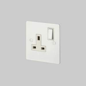 1G UK PLUG SOCKET / WHITE - Buster & Punch