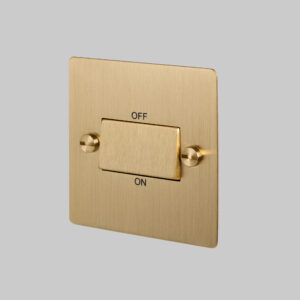 FAN ISOLATOR SWITCH / BRASS - Buster & Punch