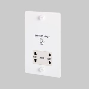 SHAVER SOCKET / WHITE - Buster & Punch